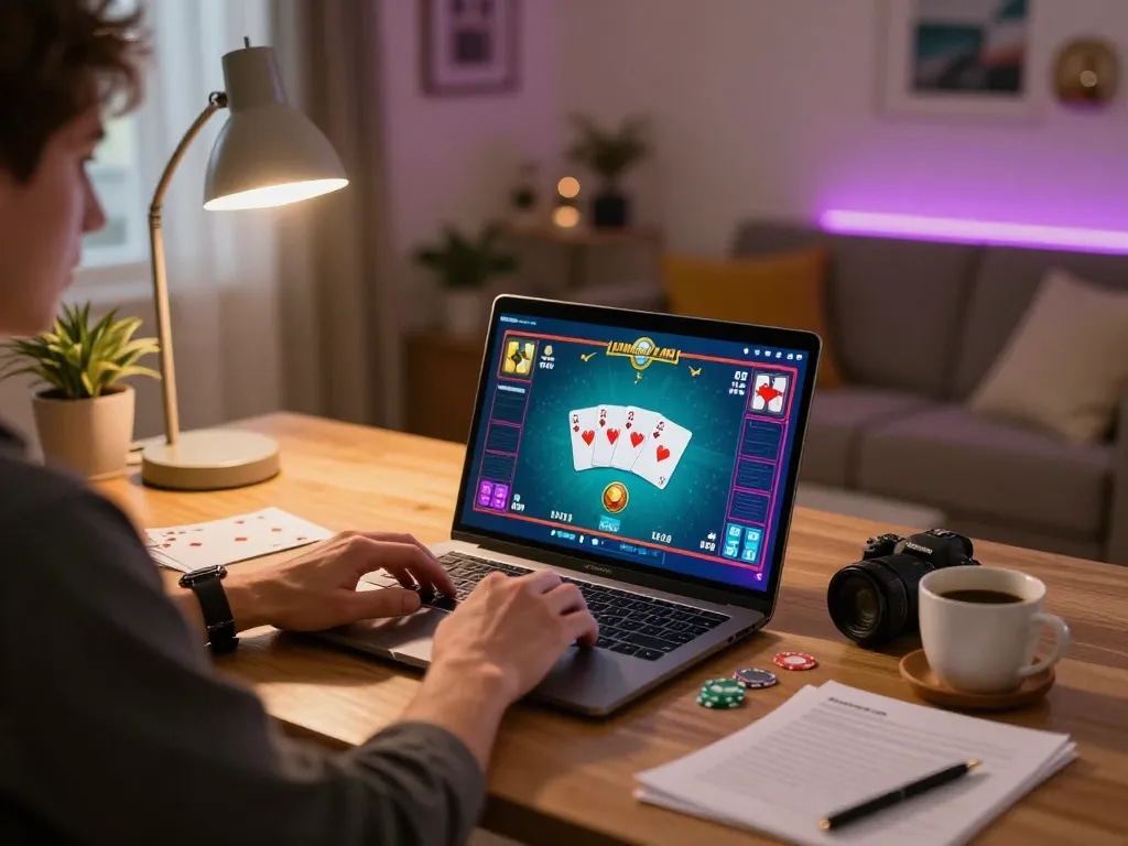 Tận hưởng link vào m88 mới nhất trong trò chơi poker tại nhà trên máy tính xách tay với gameplay thú vị.