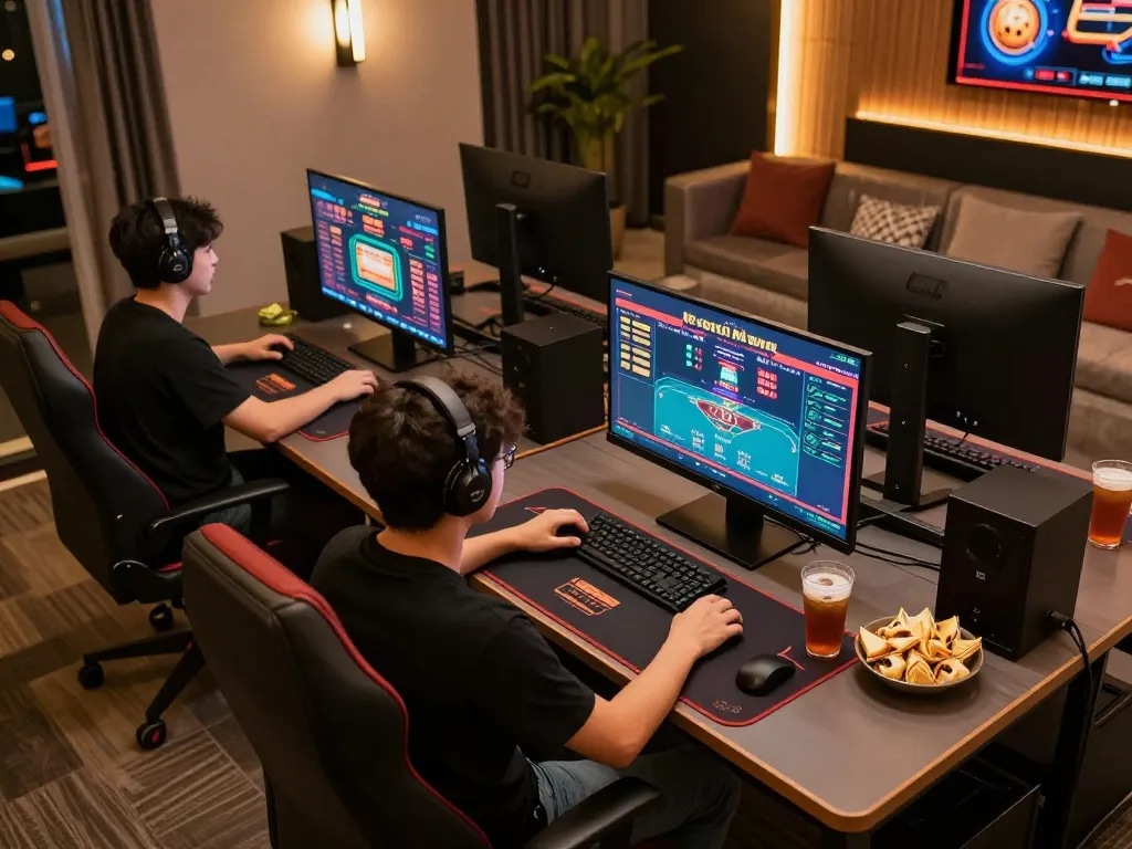 Player strategies for poker and slots at RR88 NAVY online casino gaming setup