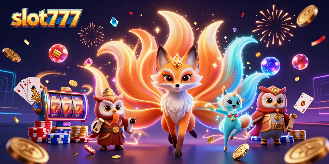 Menyenangkan saat bermain slot777 dengan banyak harta dan simbol berkilau di sekelilingnya.