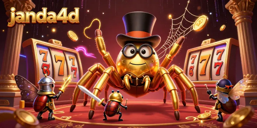 janda4d menghadirkan pengalaman bermain slot online dengan ilustrasi karakter menarik dan elemen kasino yang dinamis.
