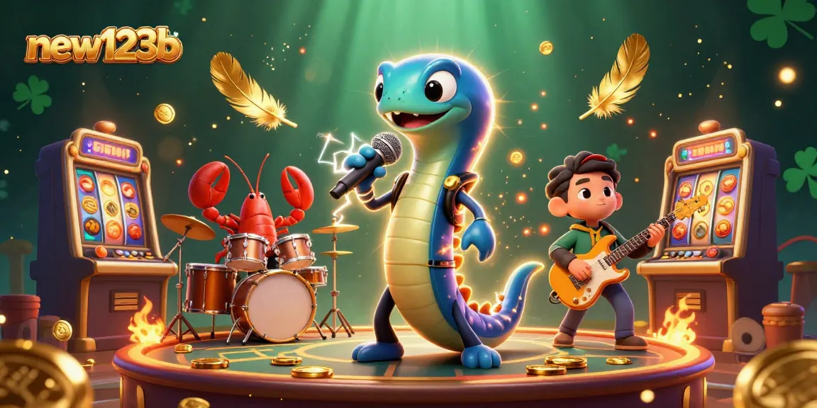 Engage with new123b's underwater casino experience featuring a DJ eel and a band of sea creatures.