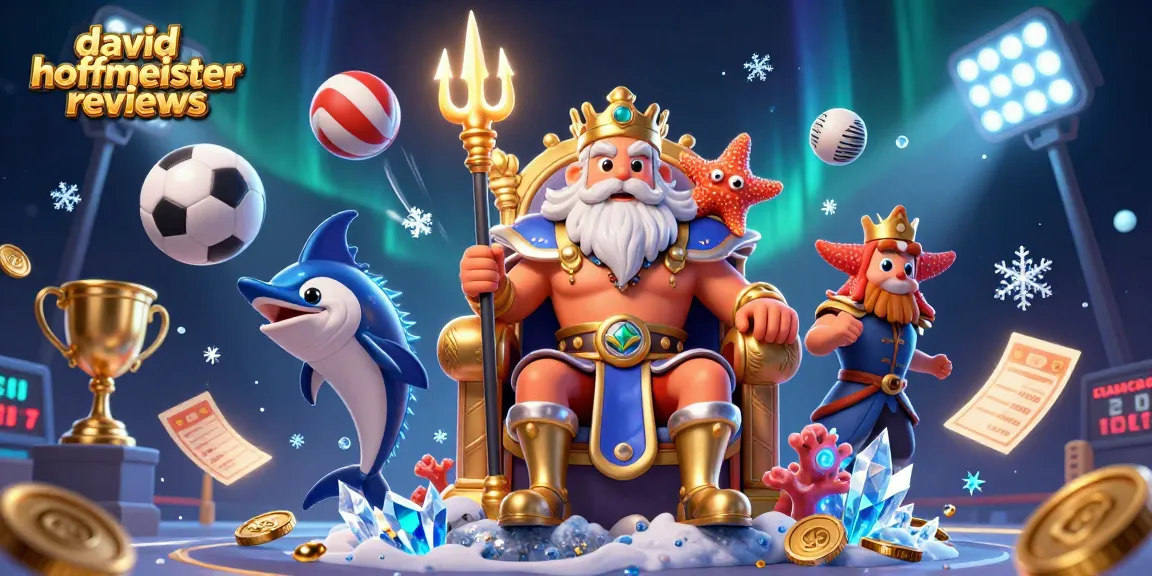 Visualize david hoffmeister reviews with Neptune's casino-themed adventure, showcasing rich gambling elements.