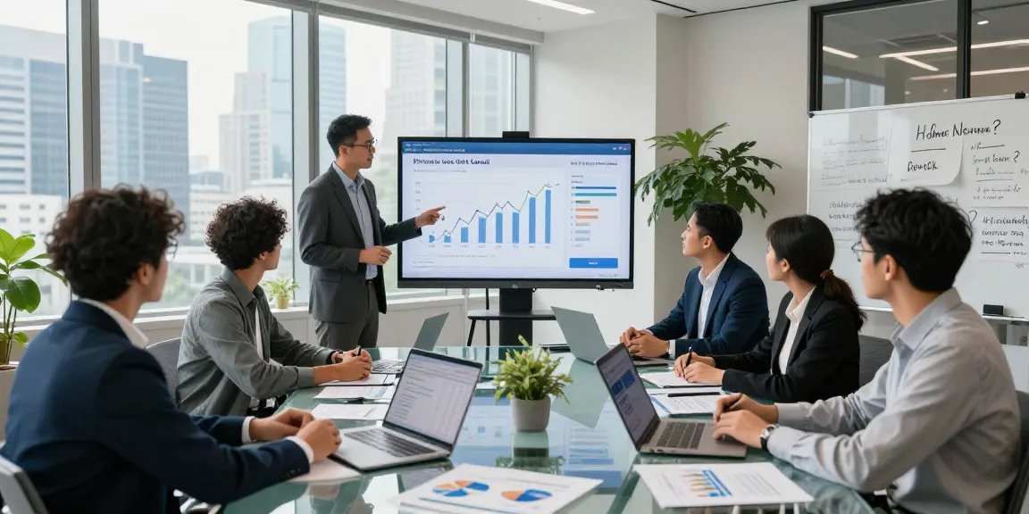 Team collaborating on financial strategies with Third Eye Capital insights in a modern office.