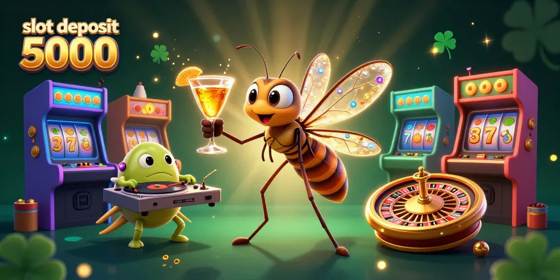 Experience thrilling gameplay with slot deposit 5000 featuring vibrant characters and casino elements.