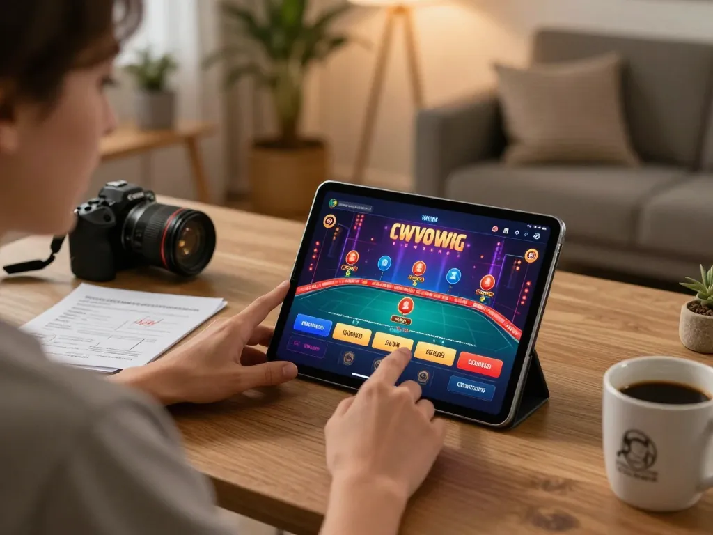 Engaging moment of a player using the 388bet app for strategic online betting