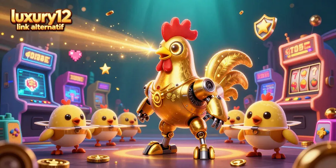 Engage with luxury12 link alternatif in this vibrant, dynamic casino scene featuring colorful gaming elements.