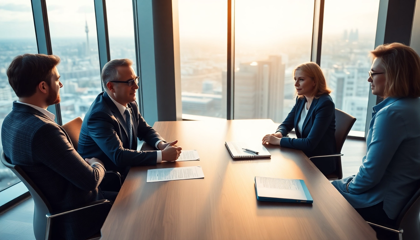 Engaging discussion on Testamentary Trusts in a professional office setting.