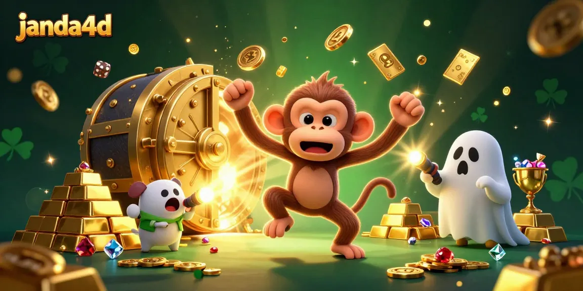 Experience thrilling janda4d gaming as mischievous characters clash in a haunted casino.