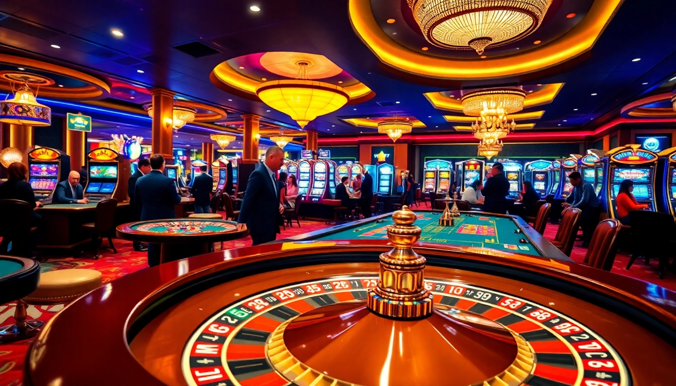 Experience the excitement of Non gamstop Casino Uk with vibrant gaming and players engaged in thrilling games.