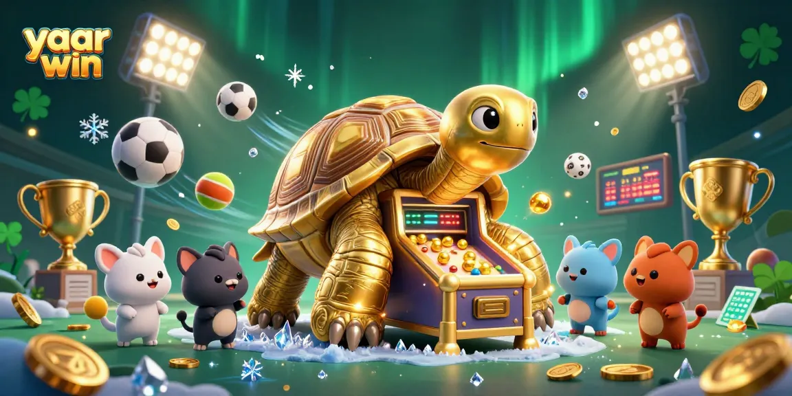 Experience yaar win excitement with a vibrant casino-themed scene featuring dynamic games and rewards.