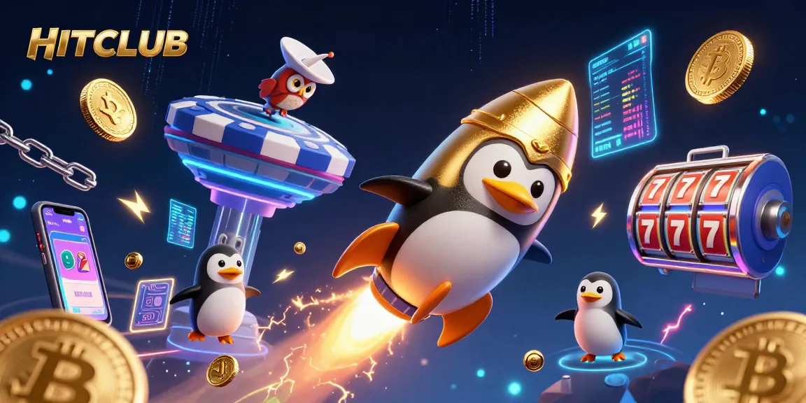 Experience the exciting HITCLUB casino adventure with our vibrant 3D scene featuring dynamic gameplay elements.