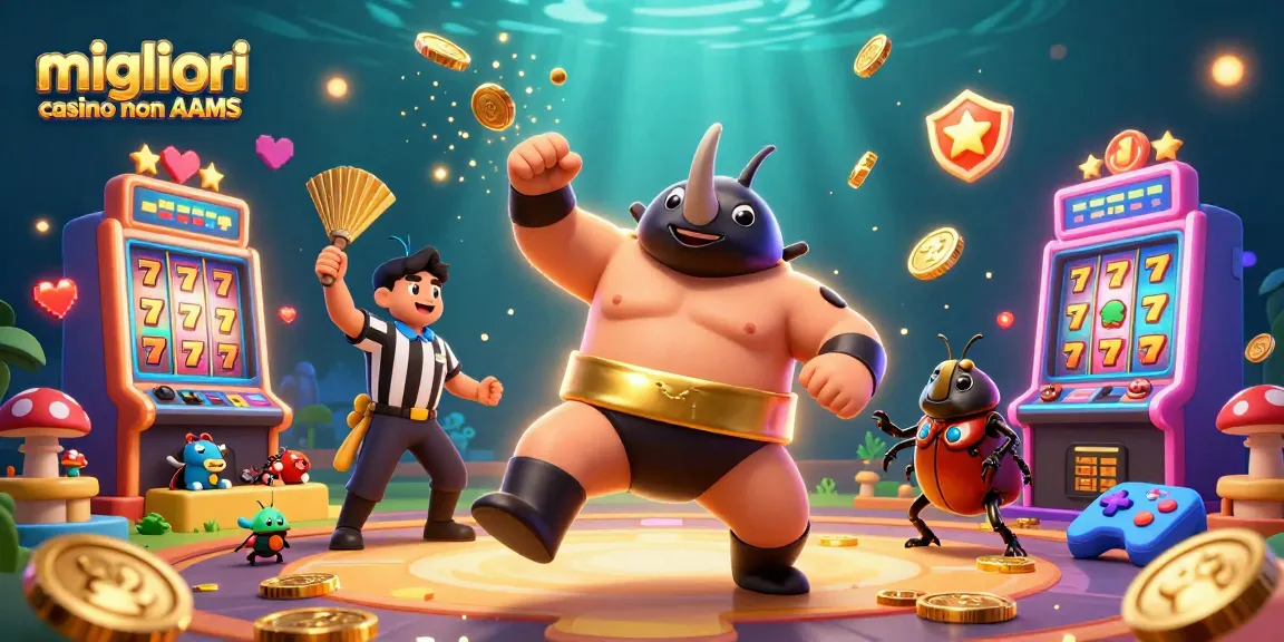 Giochi emozionanti nei migliori casino non AAMS con slot e monete volanti!