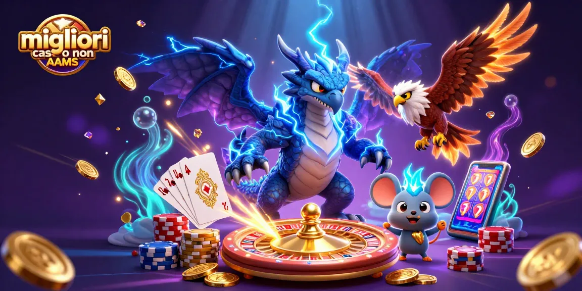 Scopri i migliori casino non AAMS con premi e giochi avvincenti tra colori e animazioni dinamiche.