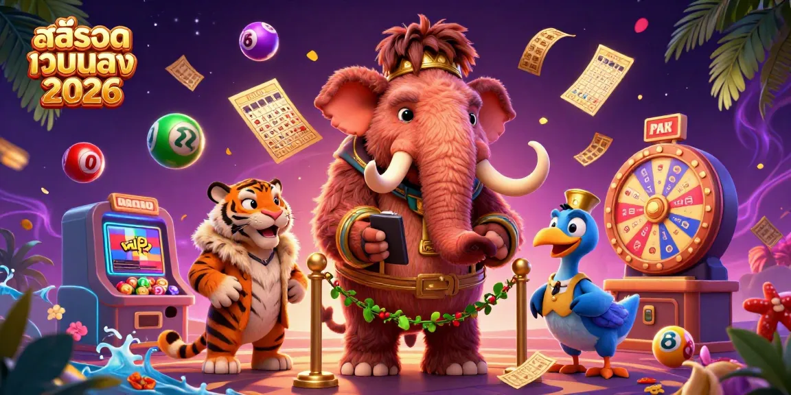 Engage with สล็อตเว็บตรง 2026 through a vibrant 3D scene featuring lively casino characters and dynamic elements.