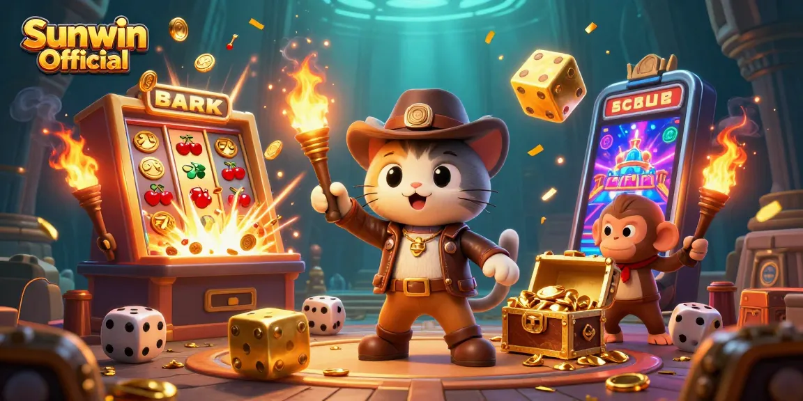 Engage with Sunwin Official through a vibrant casino adventure featuring dynamic gambling elements.