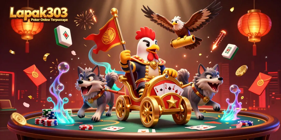 Join the thrilling action at Lapak303 Poker Online Terpercaya where champions play and win!