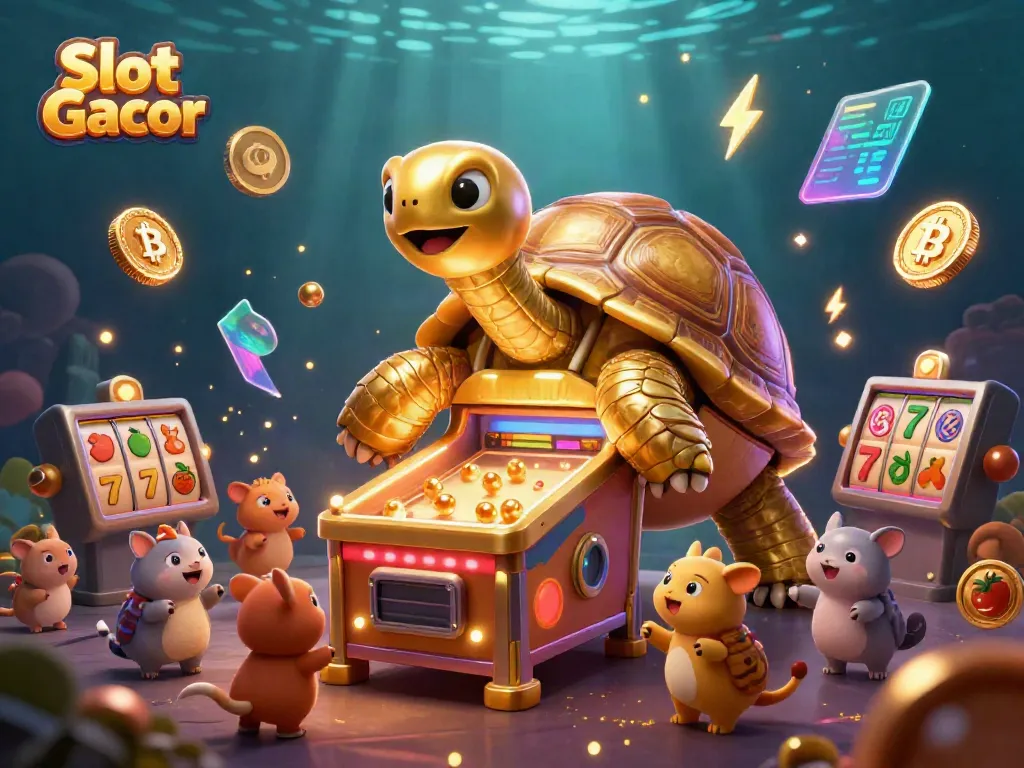 Menangkan jackpot di Slot Gacor dengan ilustrasi 3D yang memukau dan simbol slot menarik.